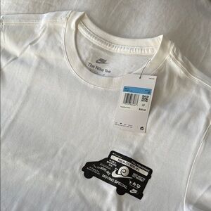 Nike White Tee with Black Graphic